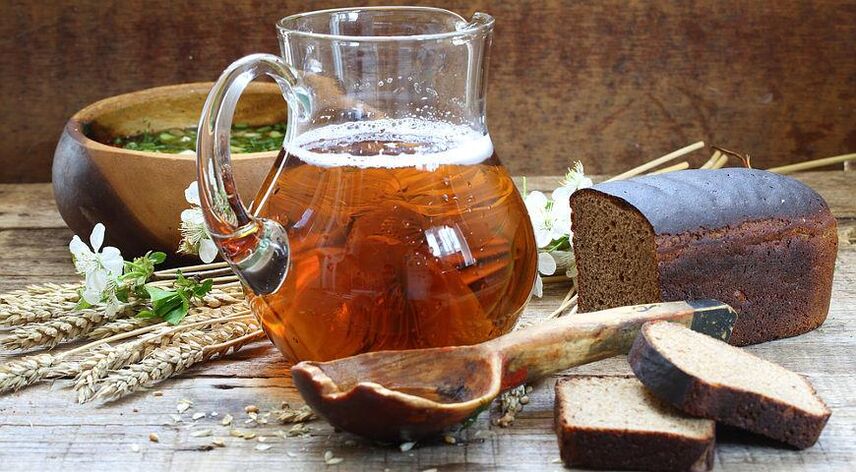 pagbibigay ng kvass sa isang diyeta sa protina